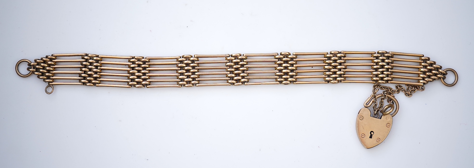 A 9ct gold bracelet, circa 1978